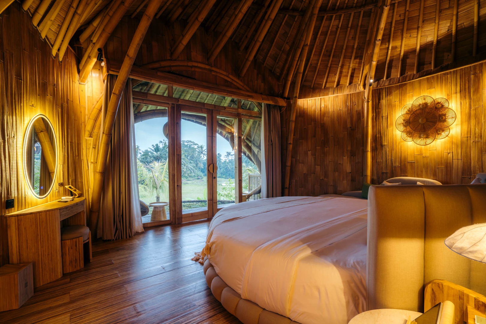 Equipoise bamboo villa interior