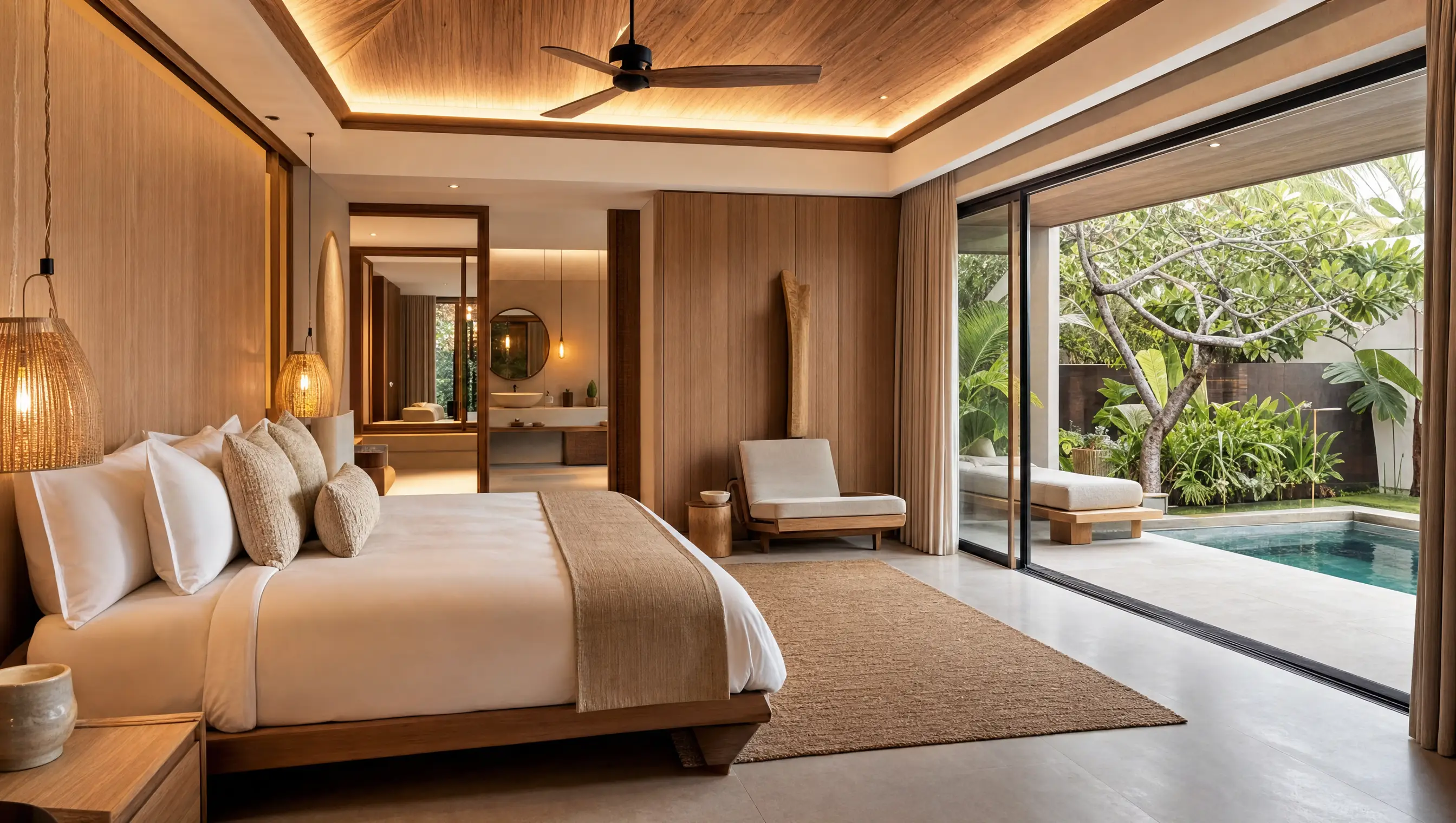 Luxury villa design detail photography