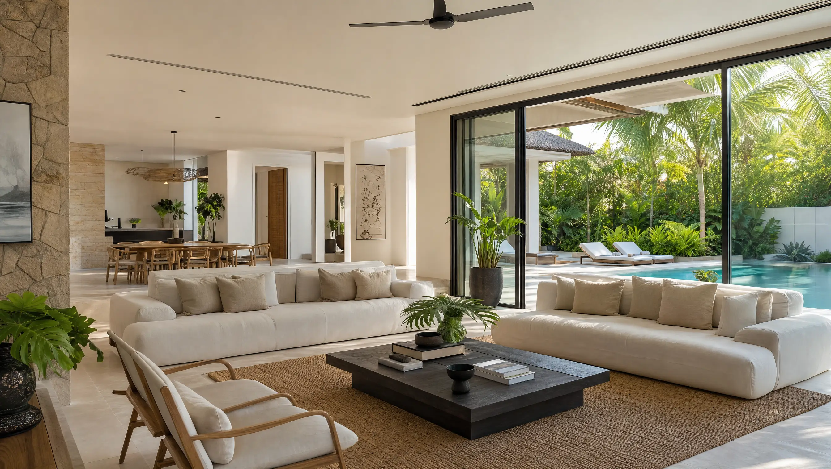 Luxury villa interior photography